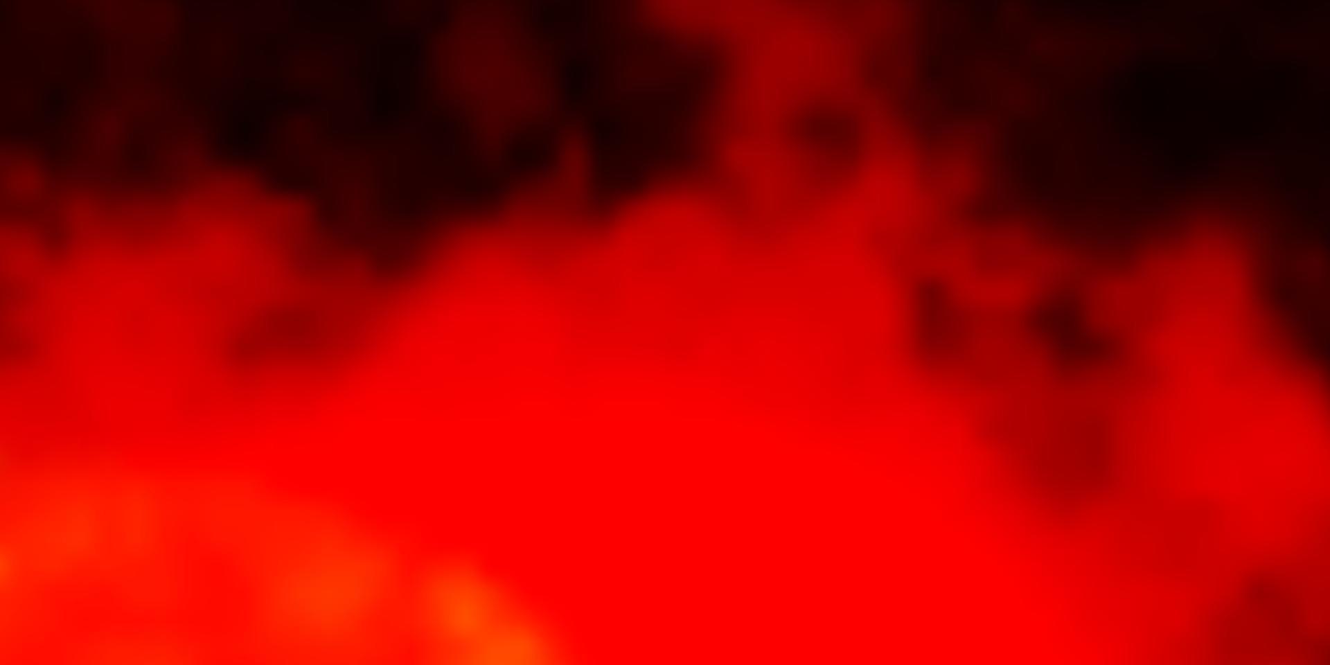 Light Red, Yellow vector backdrop with cumulus.