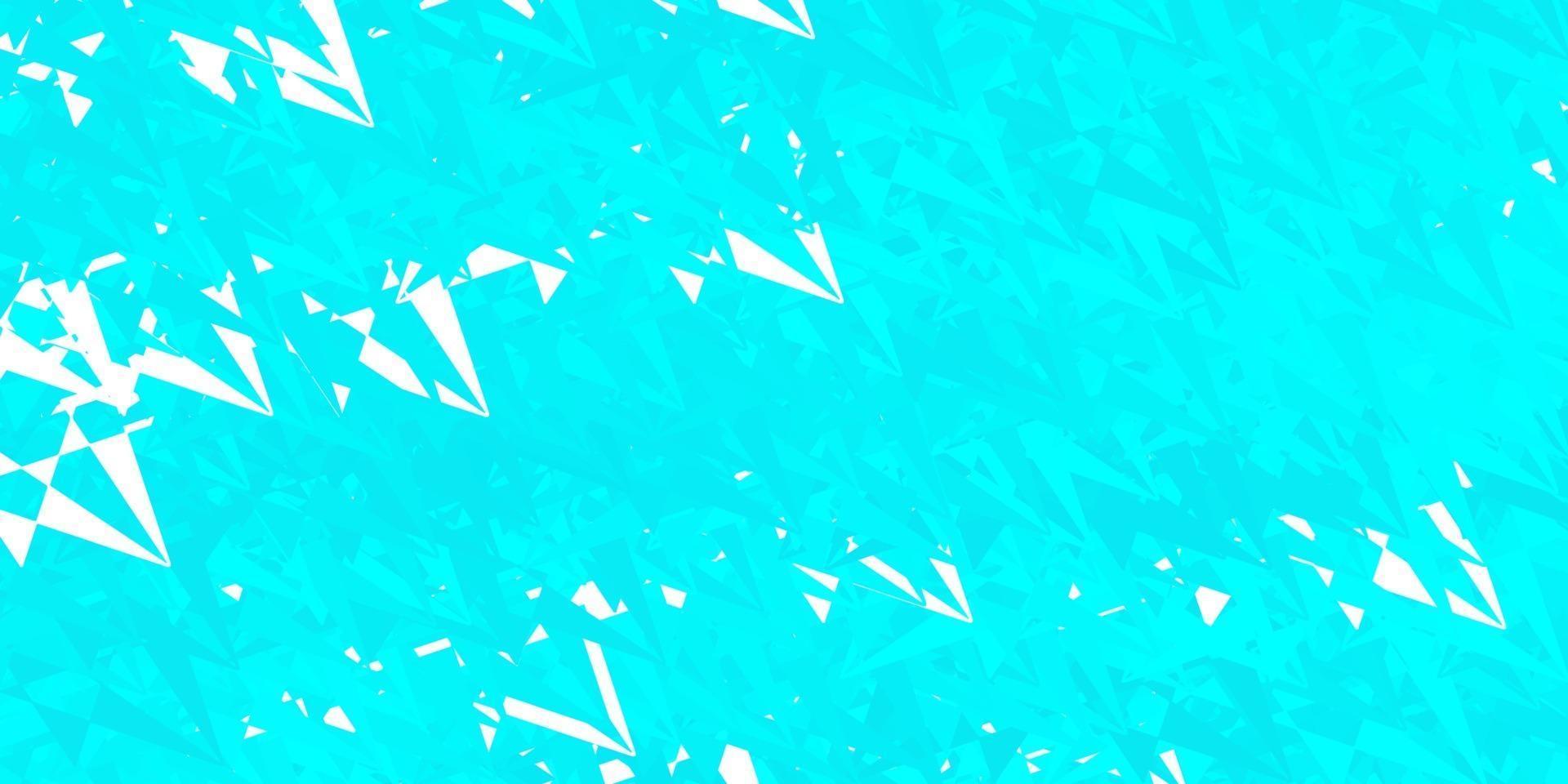 Light blue vector texture with random triangles.