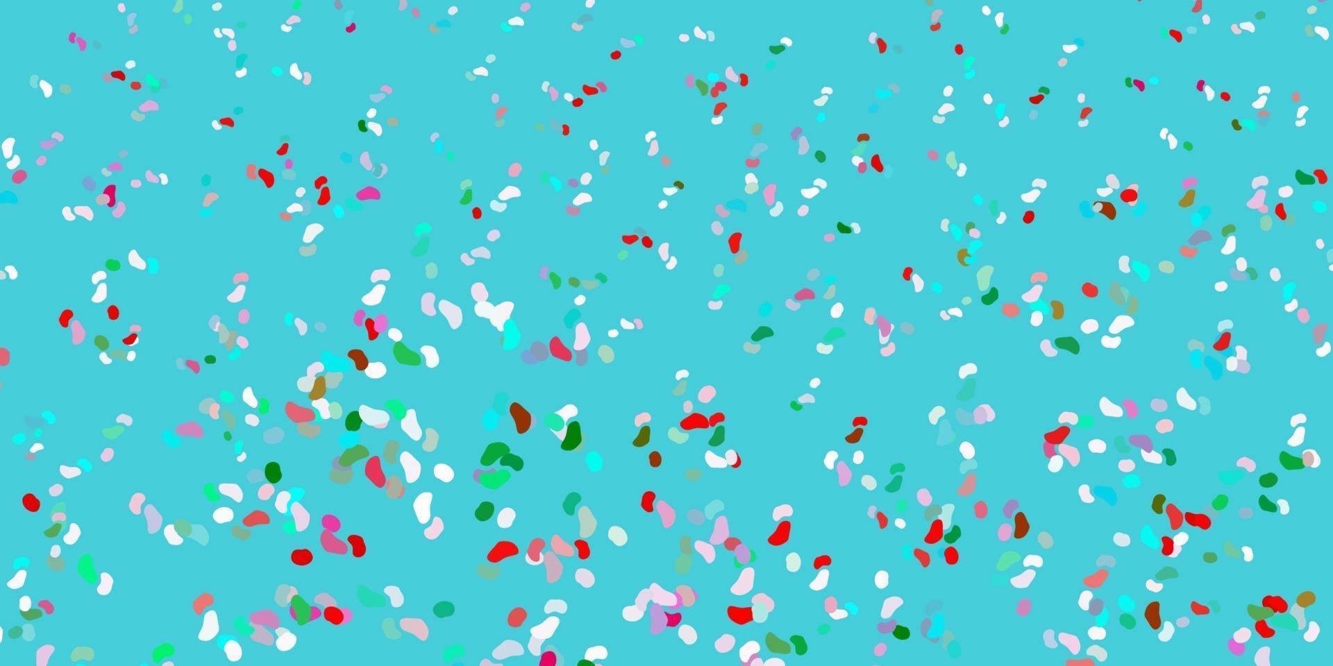 Light green, red vector template with abstract forms.