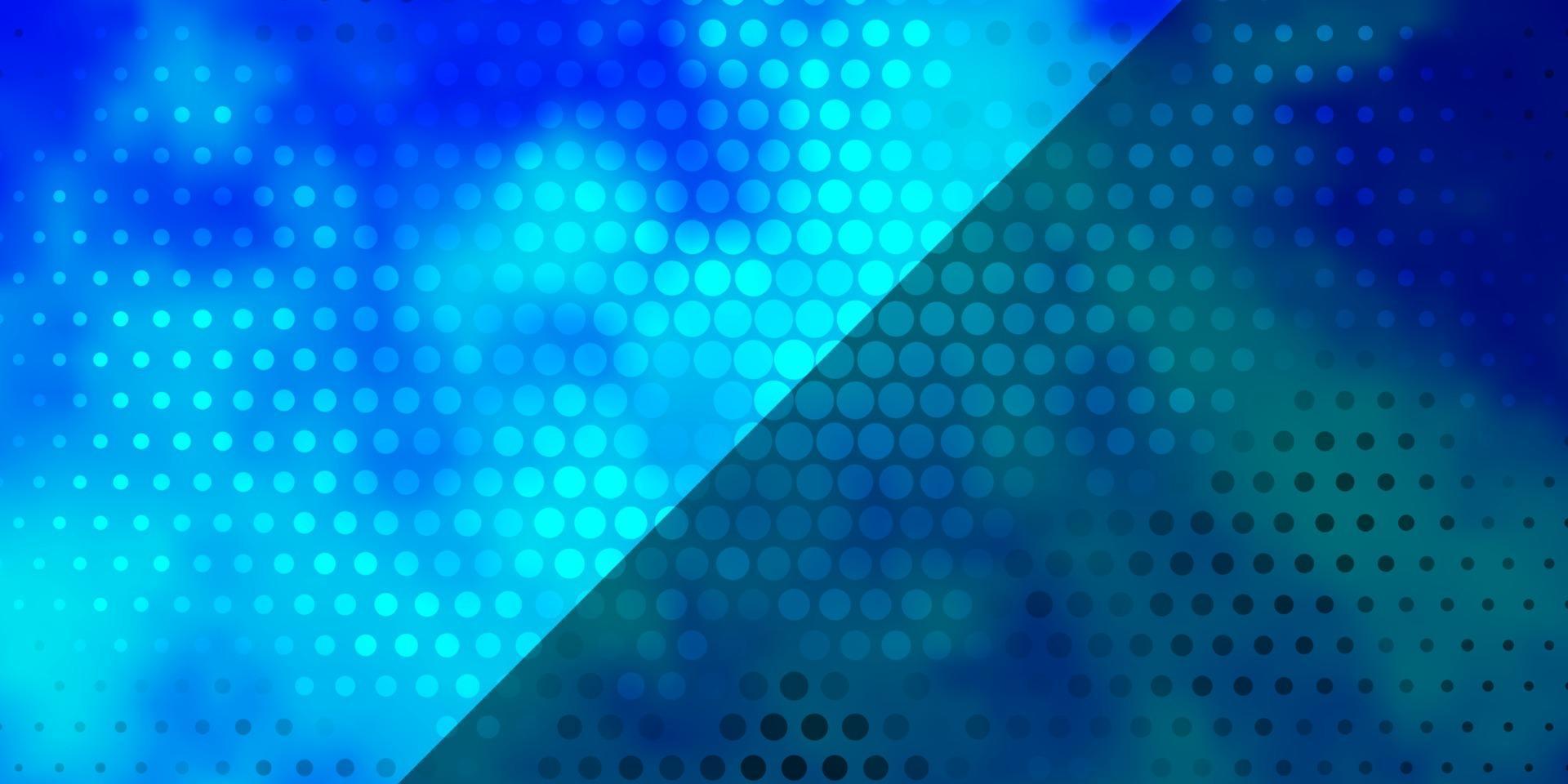 Light BLUE vector background with circles.