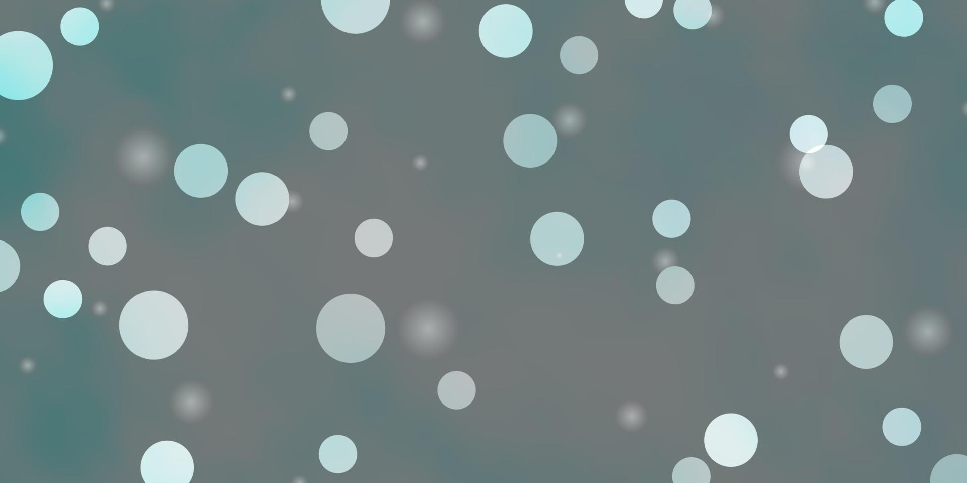 Light BLUE vector texture with circles, stars.
