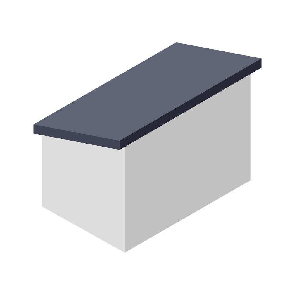 Isometric House On White Background vector