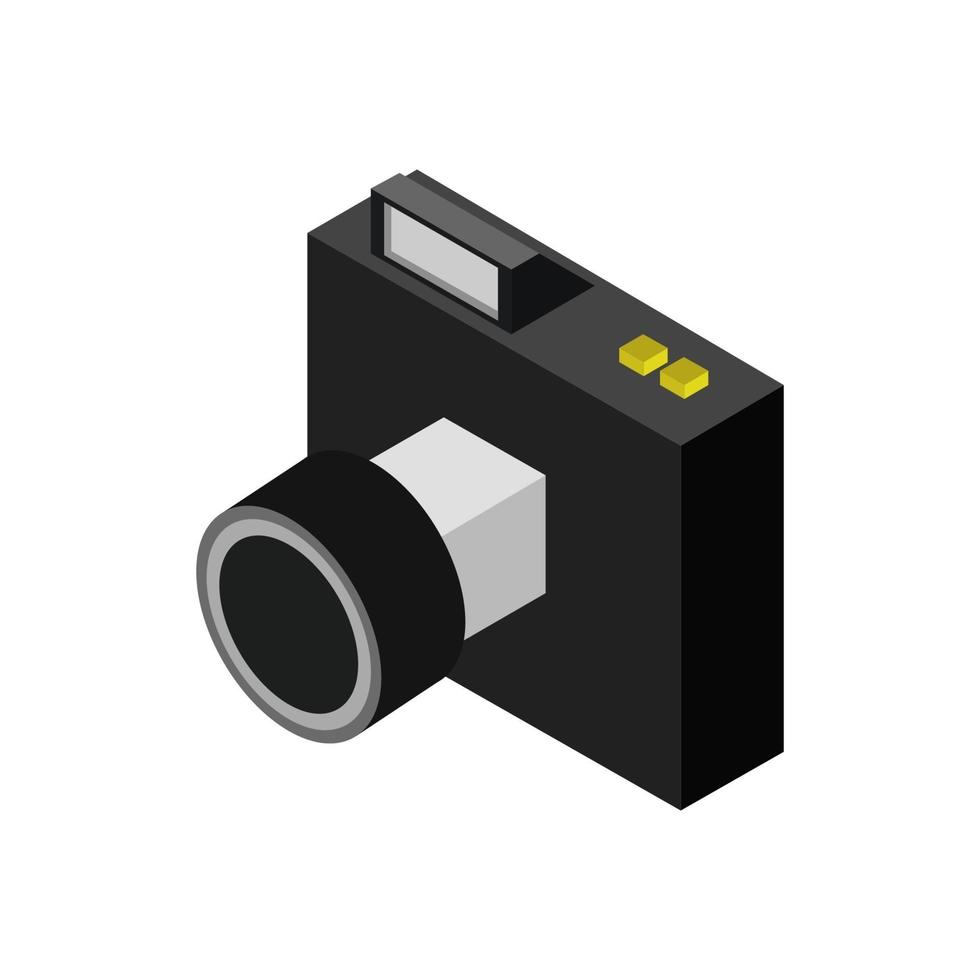 Isometric Camera On White Background vector