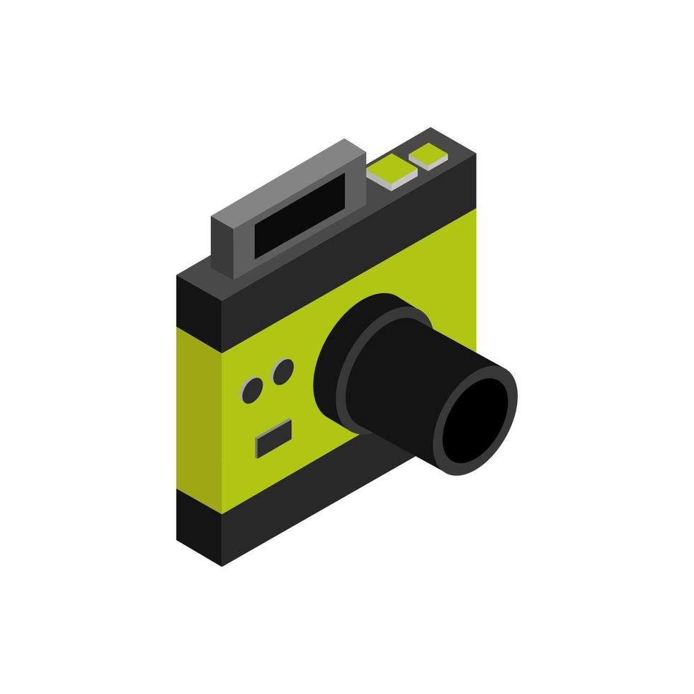 Isometric Camera On White Background vector
