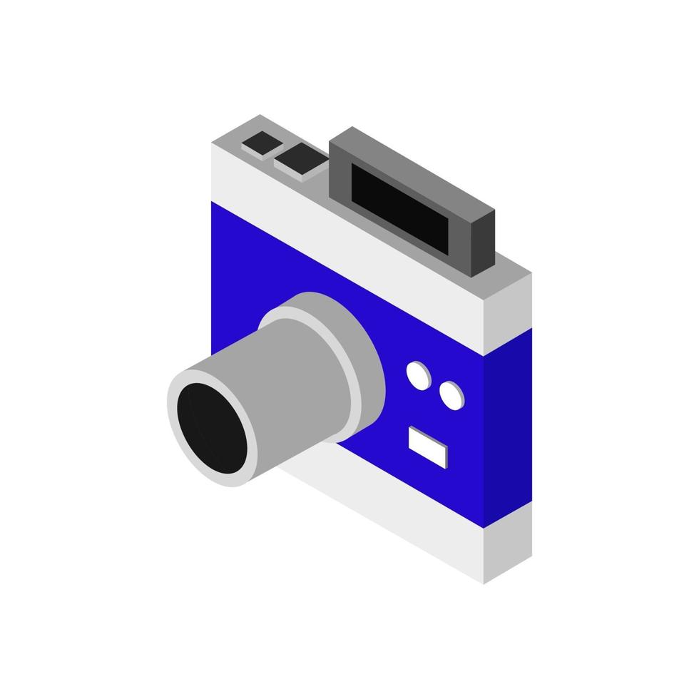 Isometric Camera On White Background vector