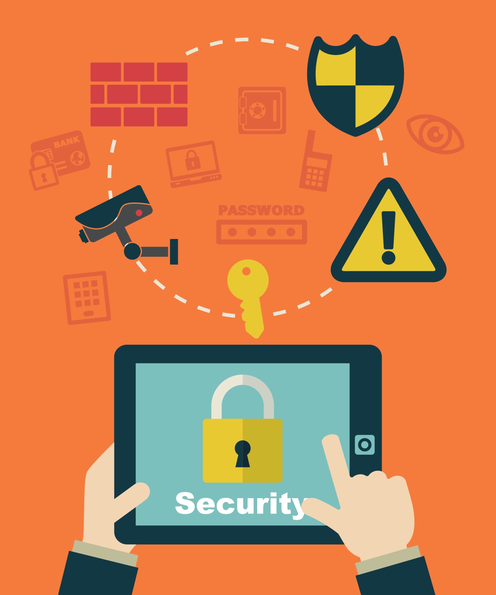 security system vector 2179968 Vector Art at Vecteezy