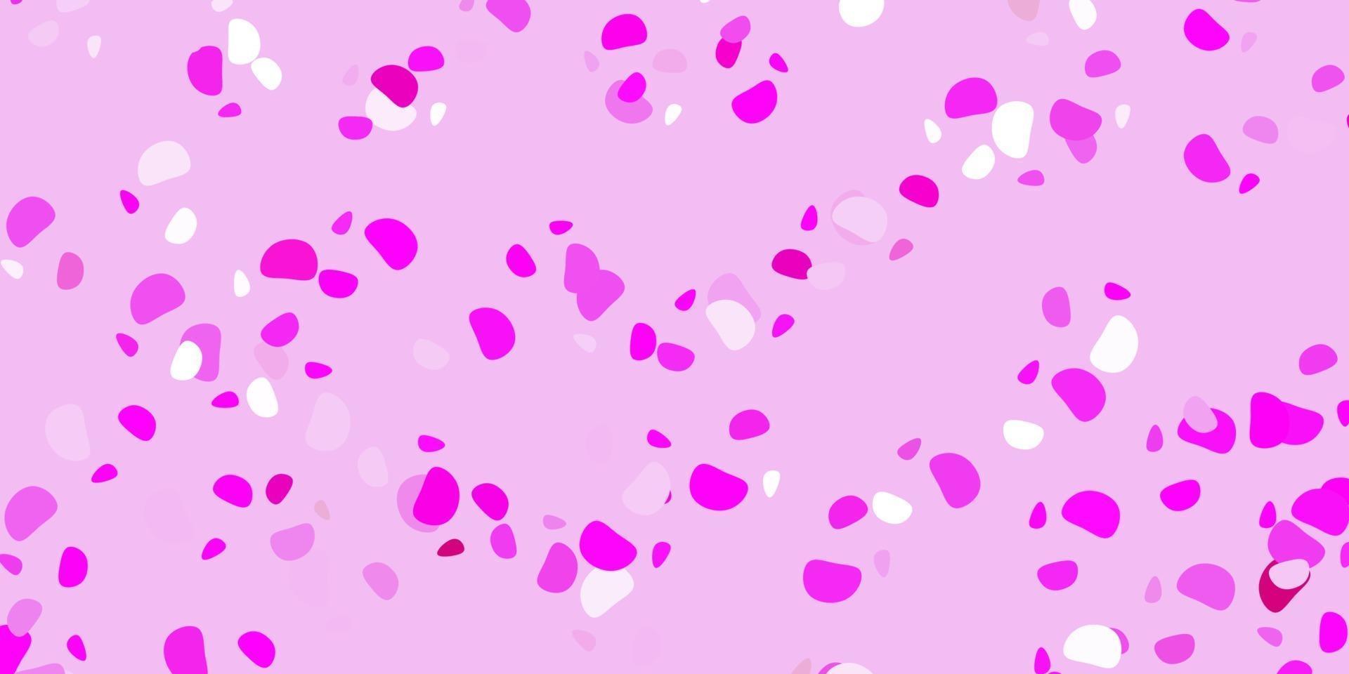 Light pink vector backdrop with chaotic shapes.