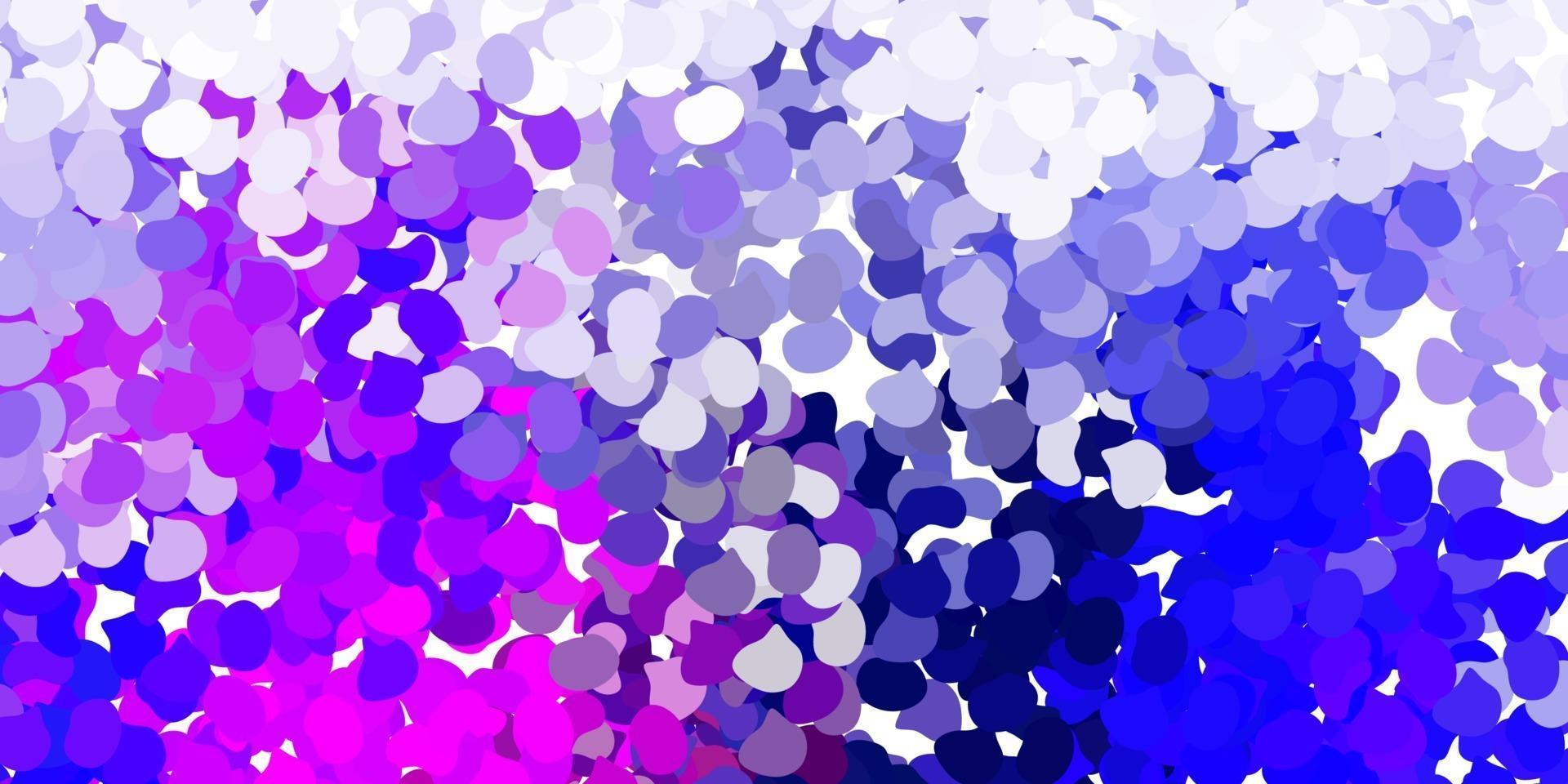 Light pink, blue vector template with abstract forms.