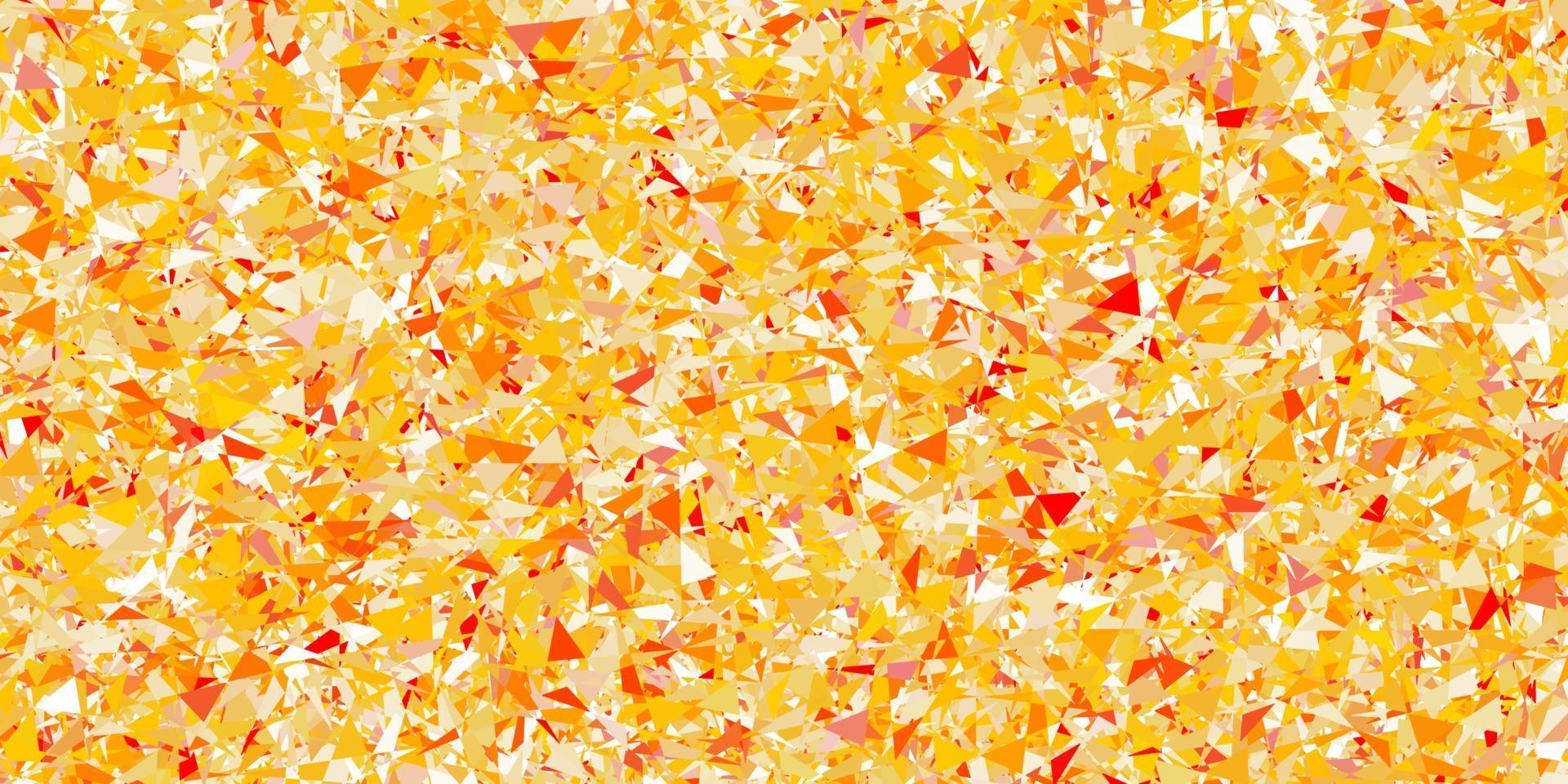 Light orange vector texture with random triangles.