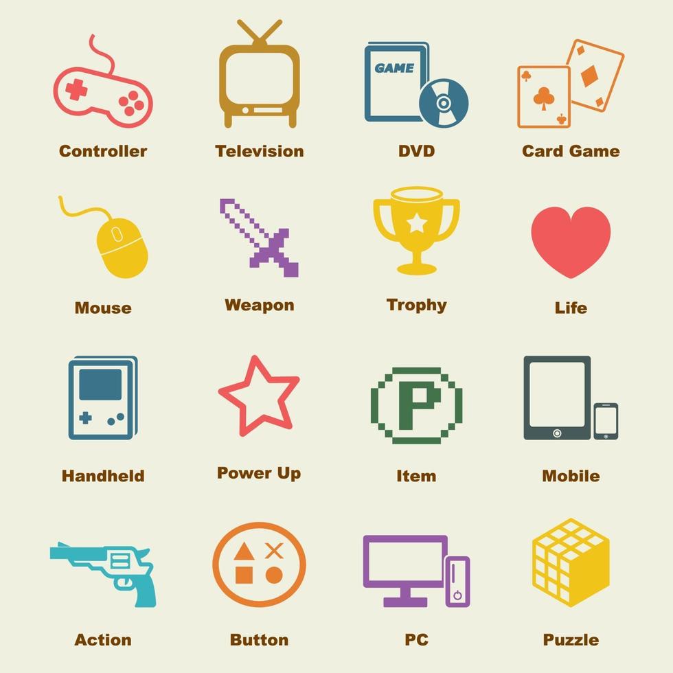 game vector elements