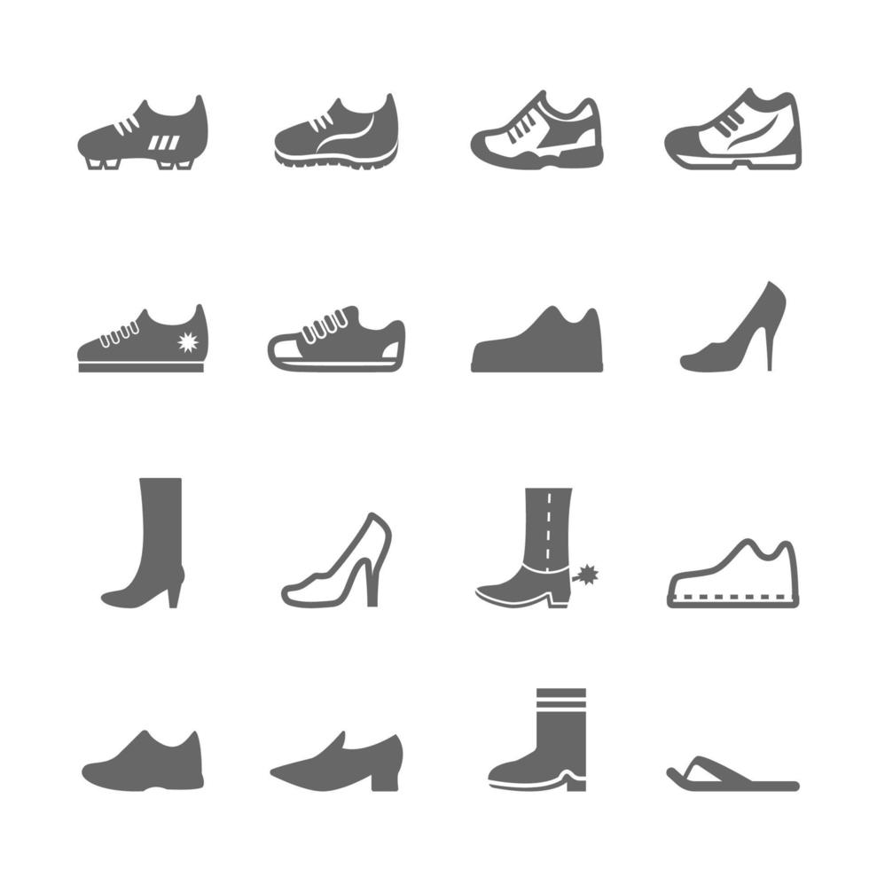 shoe vector icons 2180410 Vector Art at Vecteezy