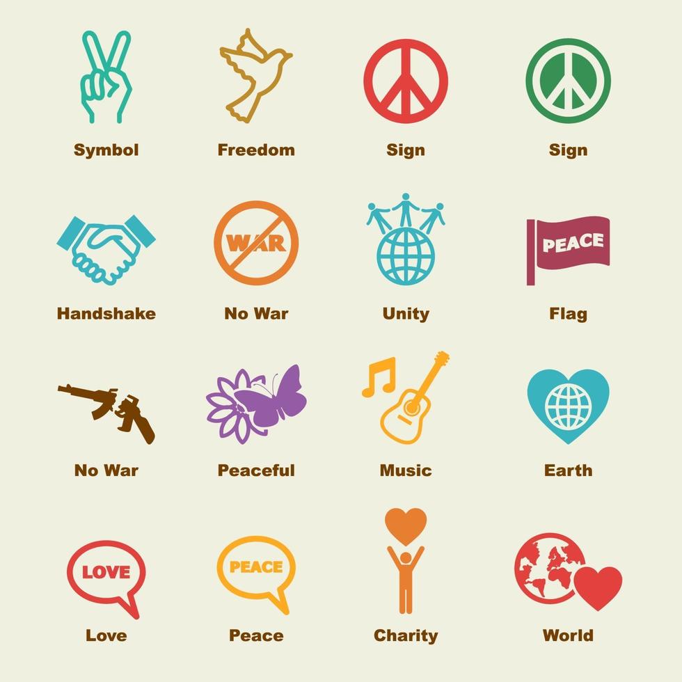 peace vector elements