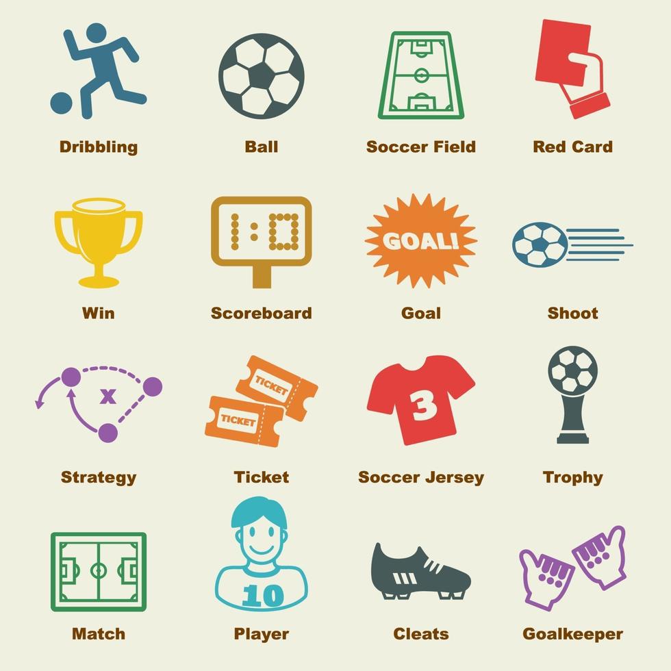 soccer vector elements