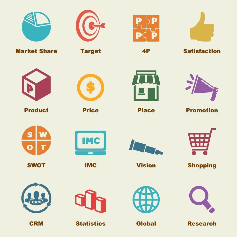 marketing vector elements