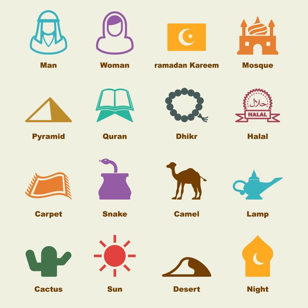 arabian vector elements