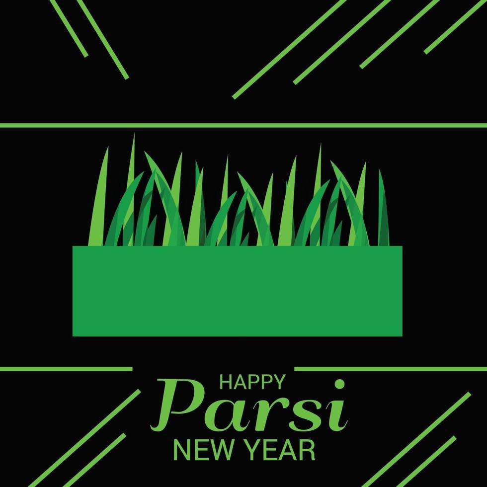 illustration of a Background for Parsi New Year. vector