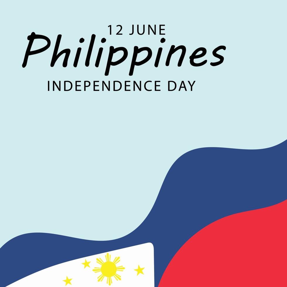 Vector illustration of a Background for Philippines Independence Day.