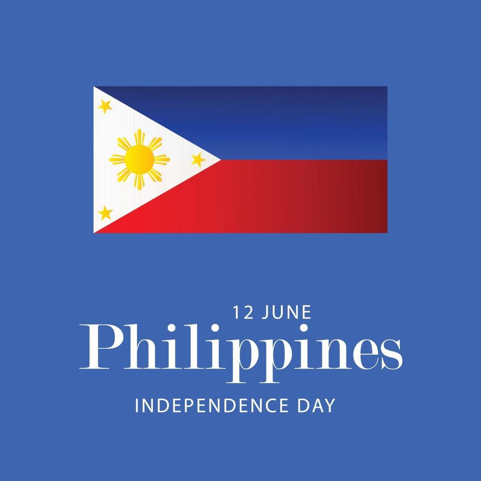 Vector illustration of a Background for Philippines Independence Day.