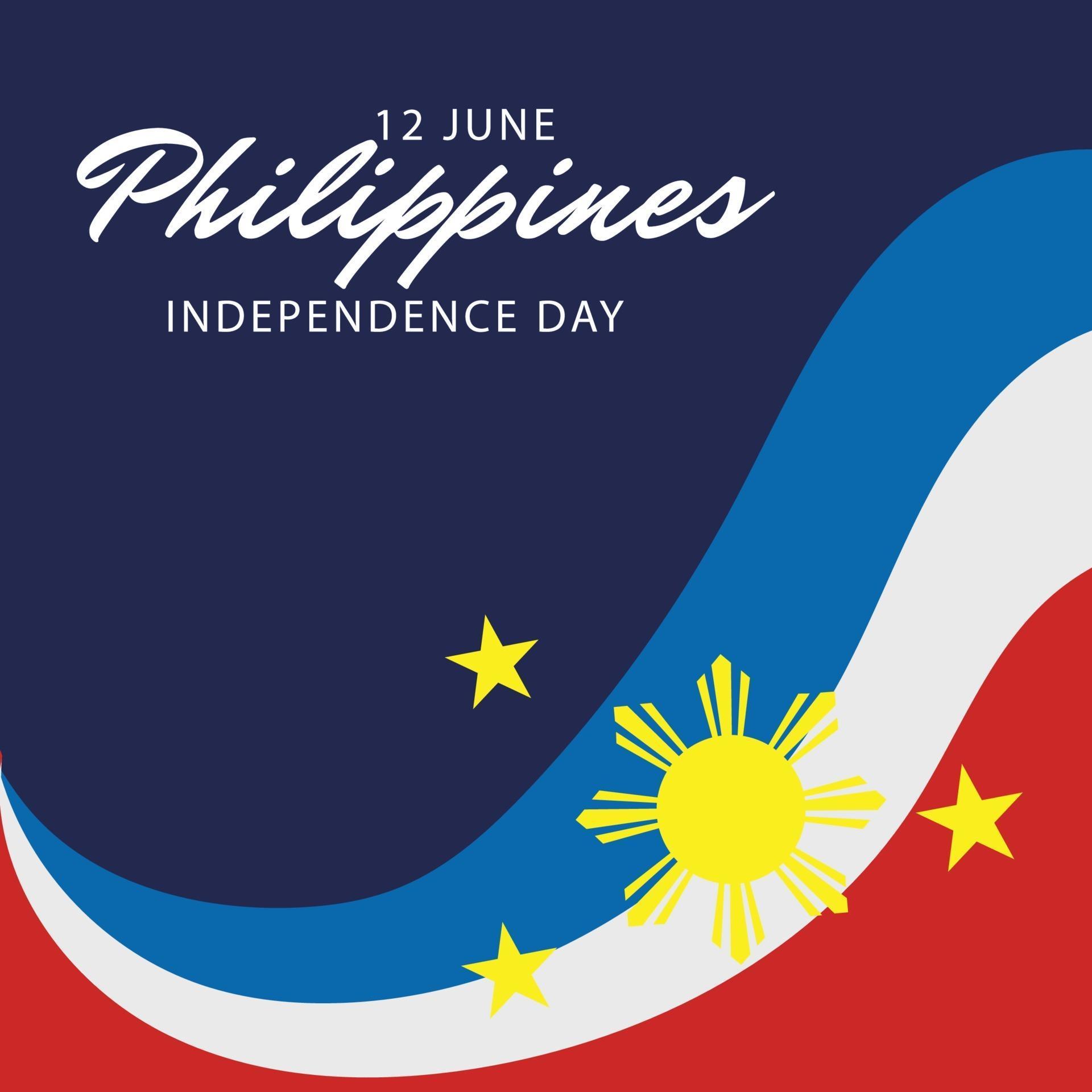 Vector illustration of a Background for Philippines Independence Day