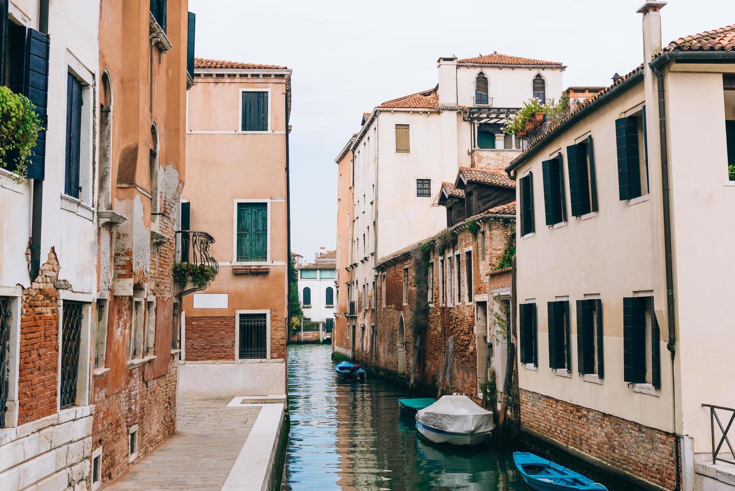 Venice, Italy 2017- Narrow canals of Venice Italy photo