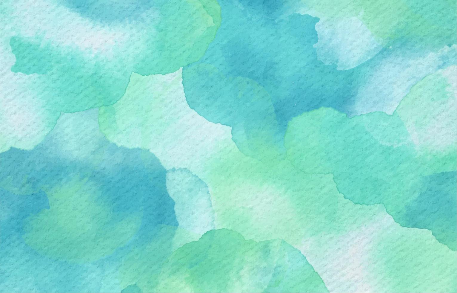 Pretty Watercolor Background In Turquoise Color vector