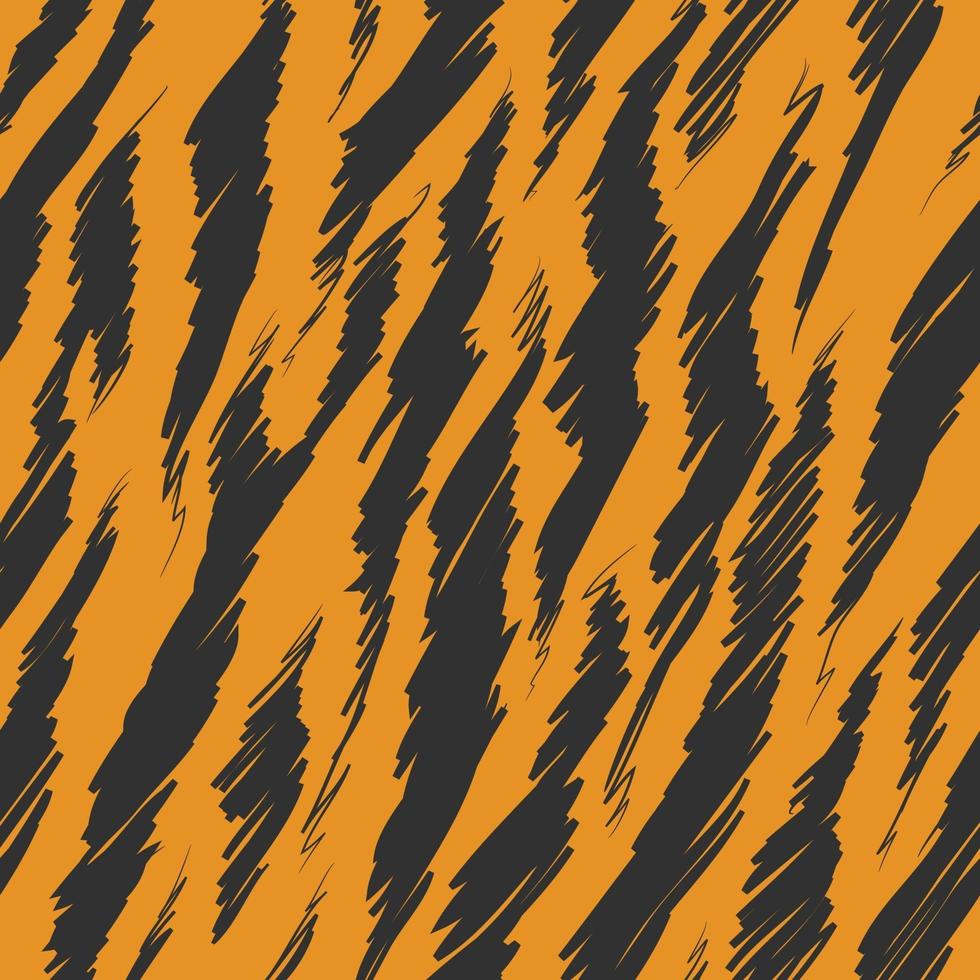 Tigre manchas de patrones sin fisuras fondo pieles de animales imprimir vector