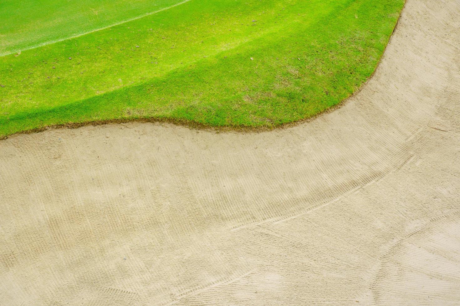 Top view of a golf court photo