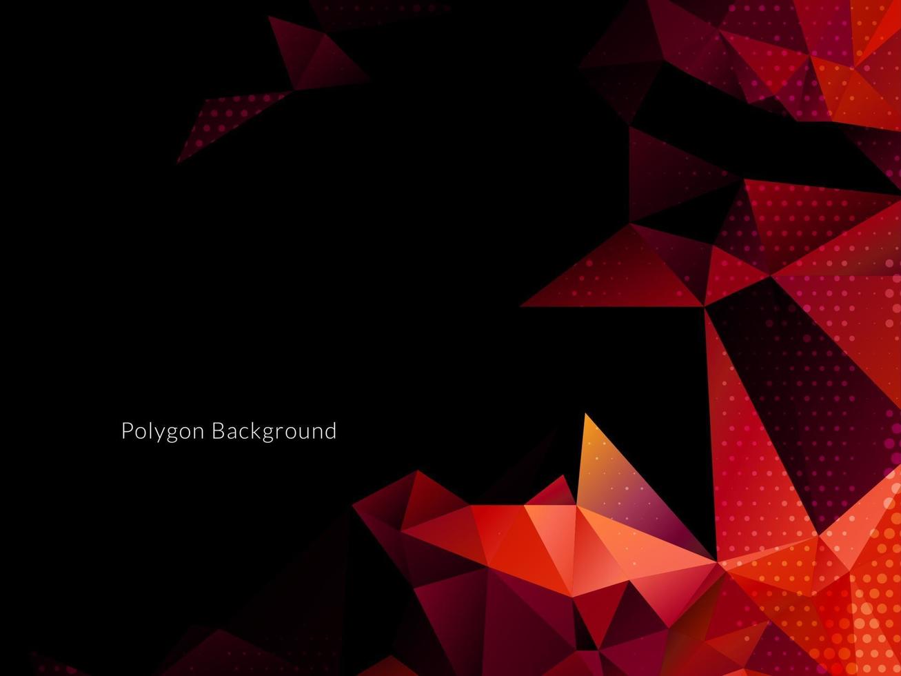 Decorative geometric triangle polygon abstract background vector