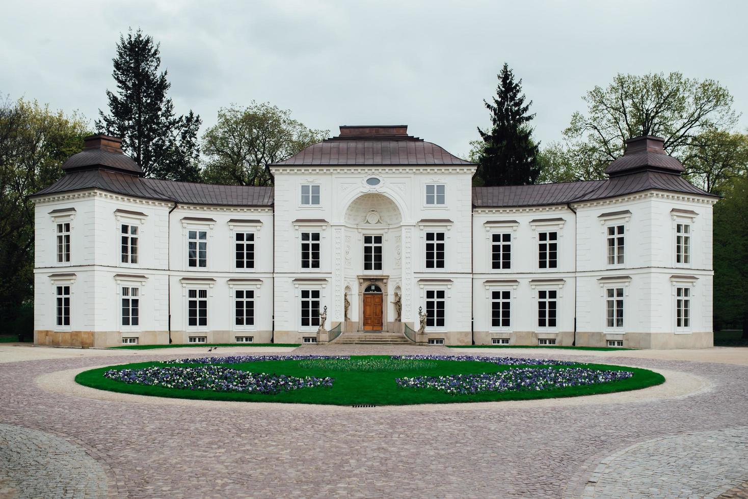 Warsaw, Poland 2017- Ancient palace and park ensemble of Lazienki in Warsaw photo