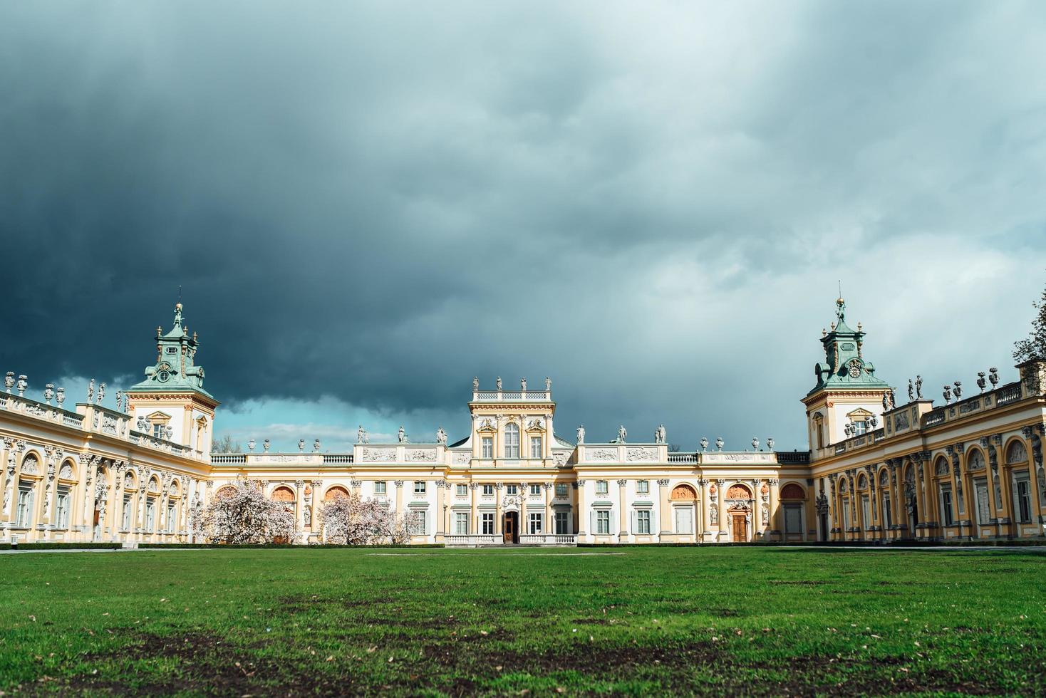 Varsovia, Polonia 2017- antiguo palacio wilanow en Varsovia foto
