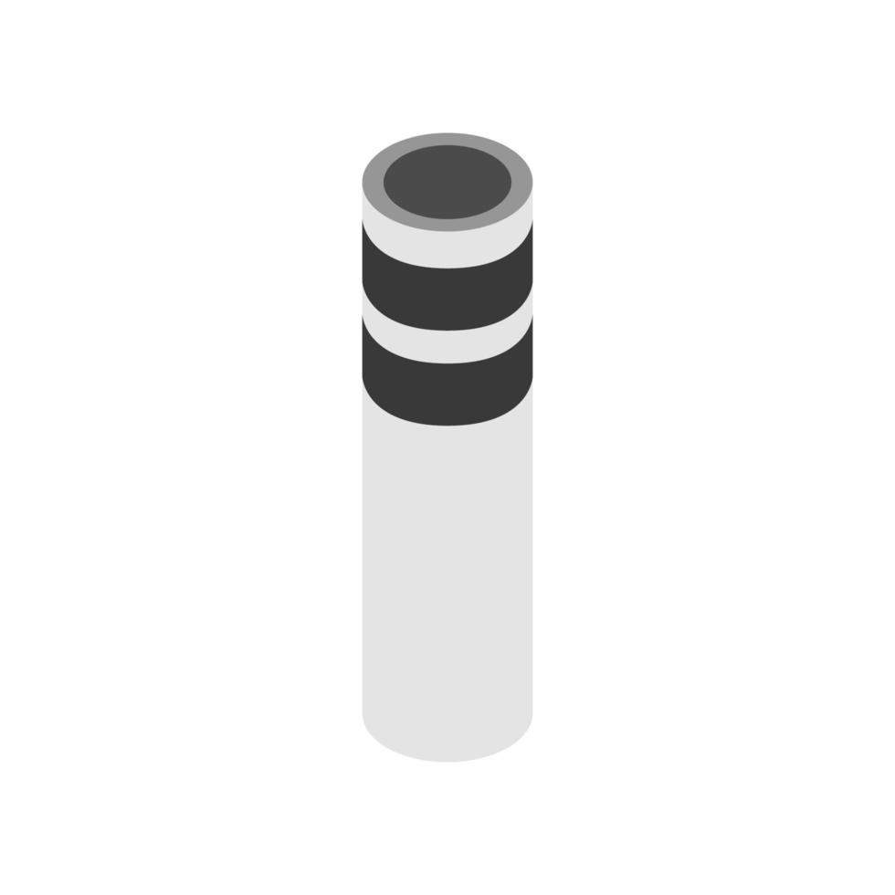 Isometric Smokestack On White Background vector