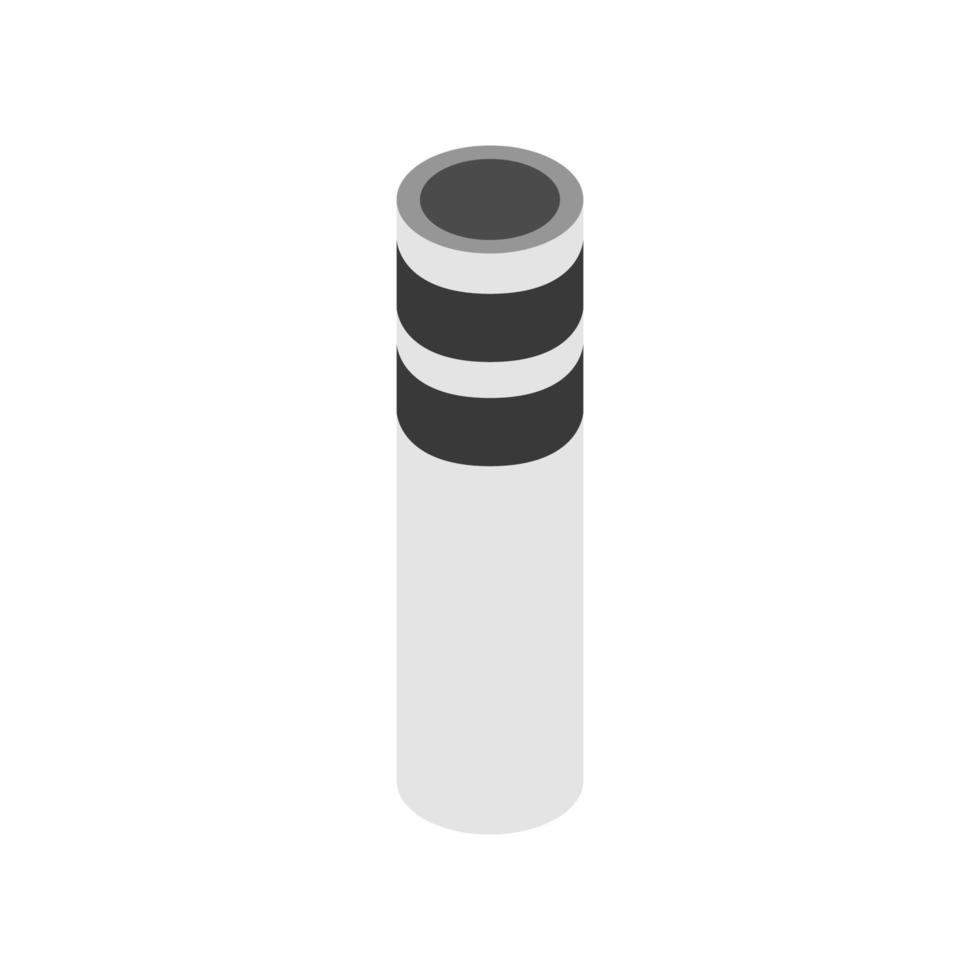 Isometric Smokestack On White Background vector