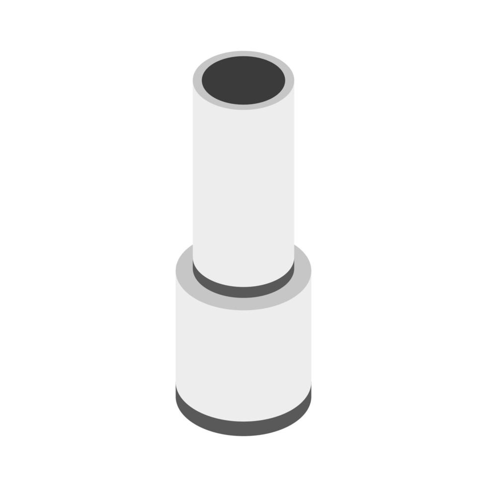 Isometric Smokestack On White Background vector