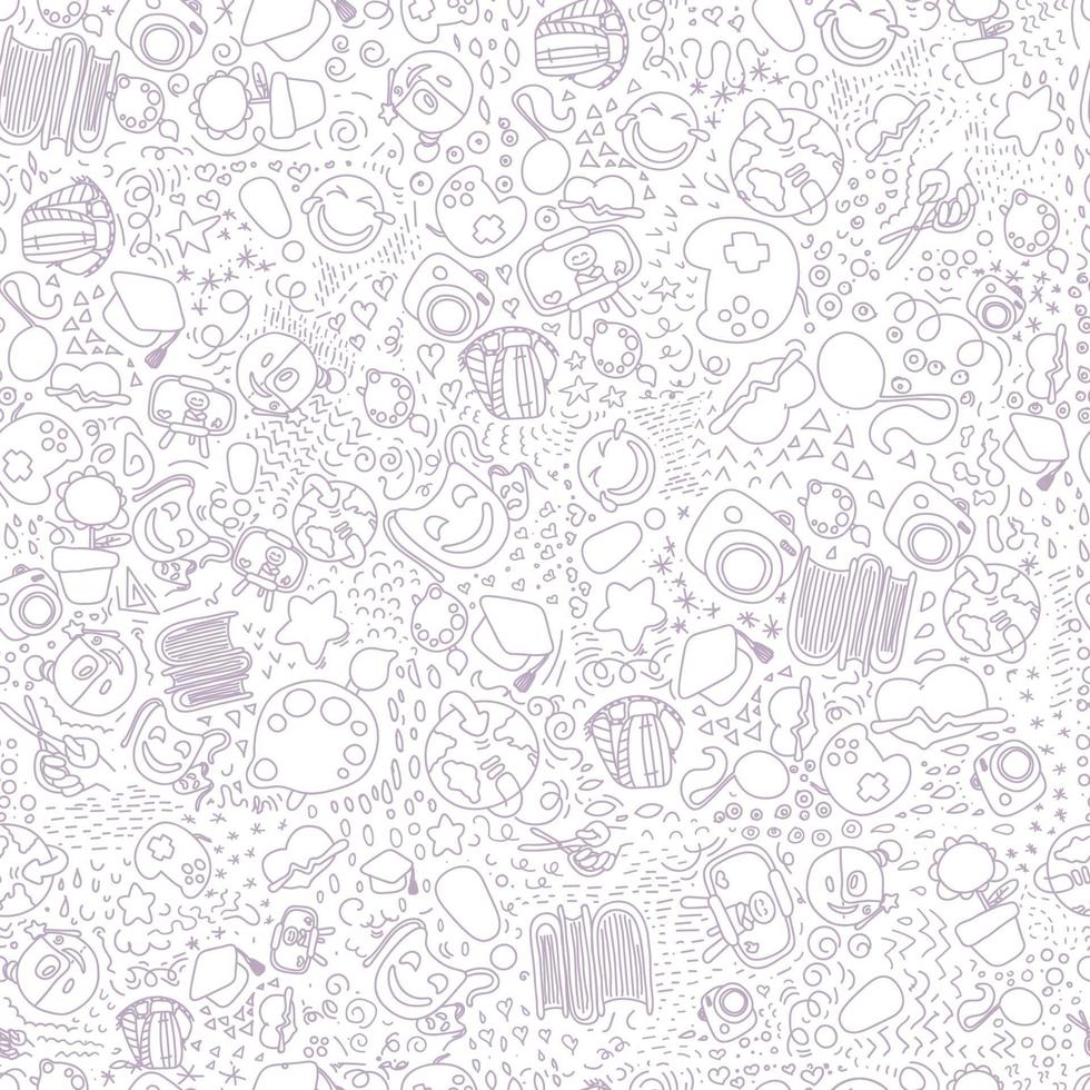 A seamless pattern with small marks for creativity against a dark background vector