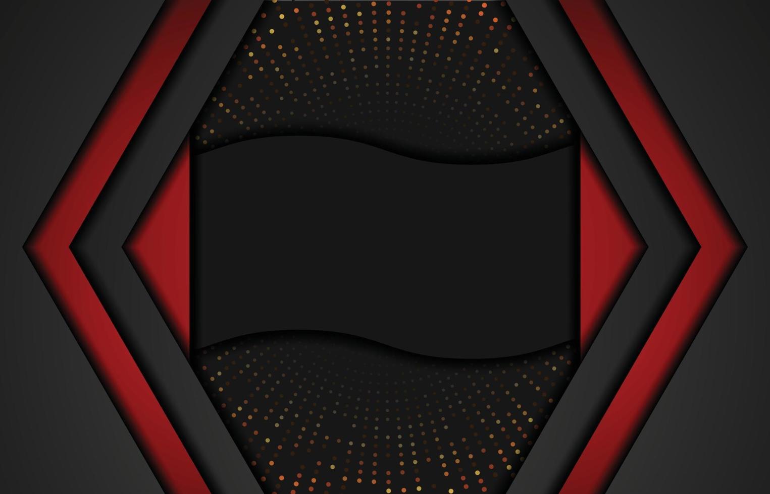 Modern background with glitter effect. Abstract realistic papercut background. Abstract geometric background. Vector 3d illustration. Vector illustration EPS 10