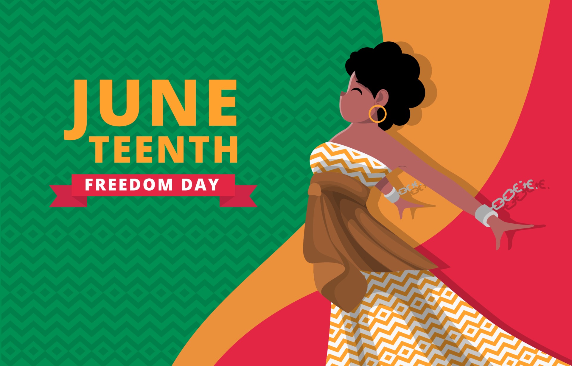 Juneteenth Celebration Background Concept 2184717 Vector Art at Vecteezy
