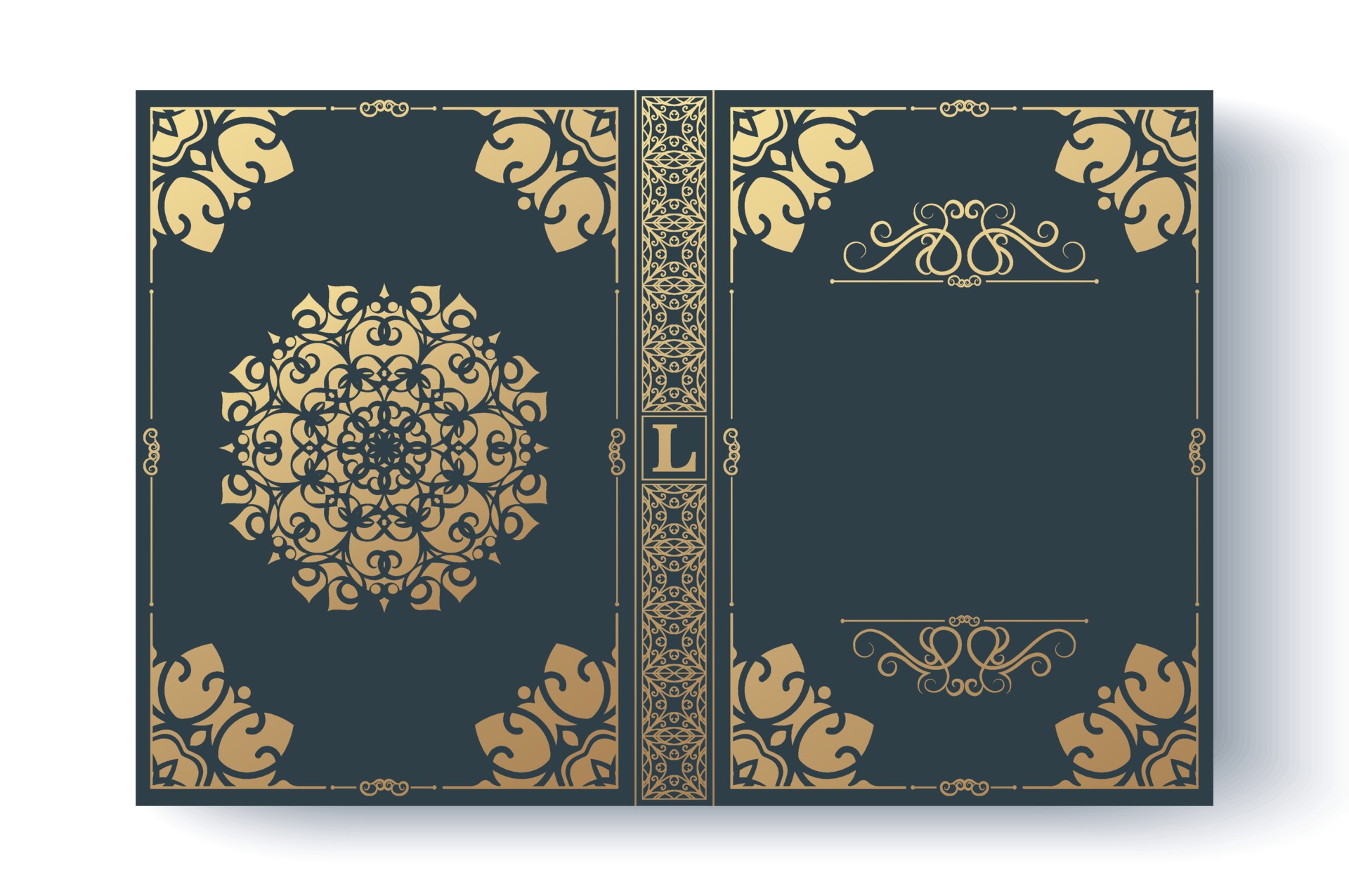 Luxury ornamental book cover design 2184874 Vector Art at Vecteezy