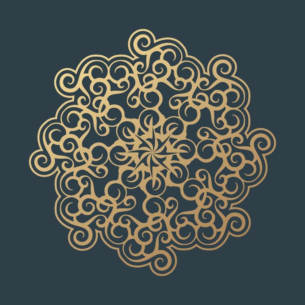 plantilla de diseño de fondo de mandala floral vector