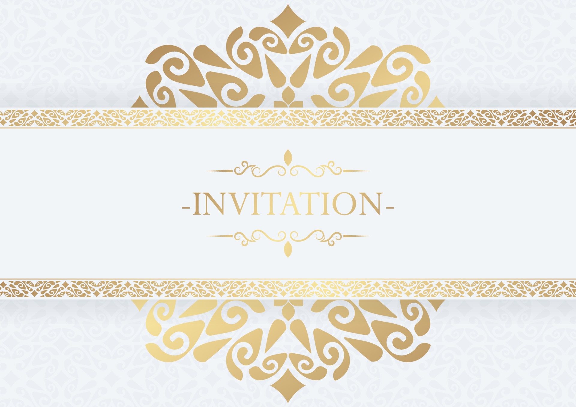 Elegant Invitation decorative frame design background 2185011 Vector Art at  Vecteezy