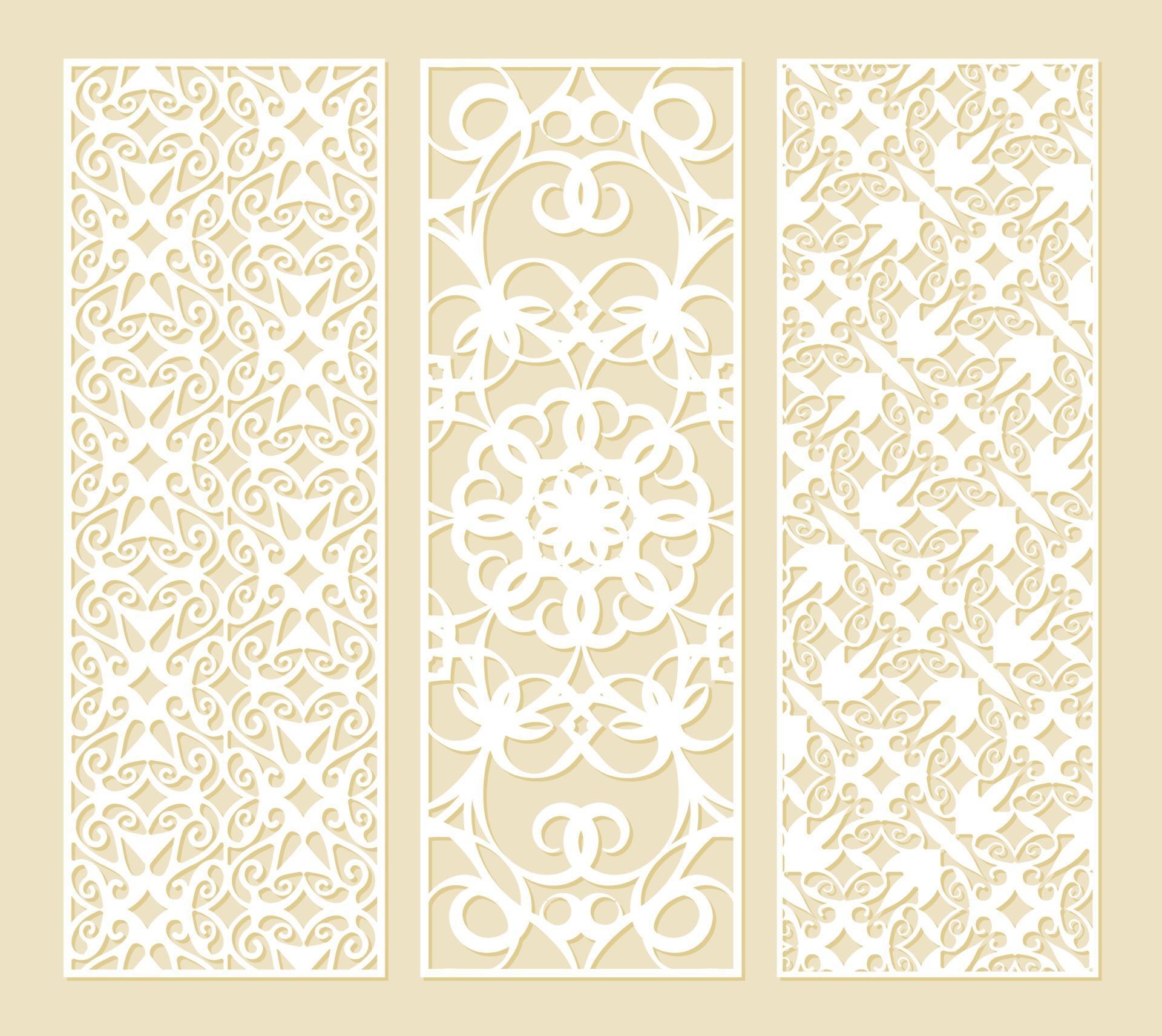 seamless die cut decorative pattern template 2185113 Vector Art at Vecteezy