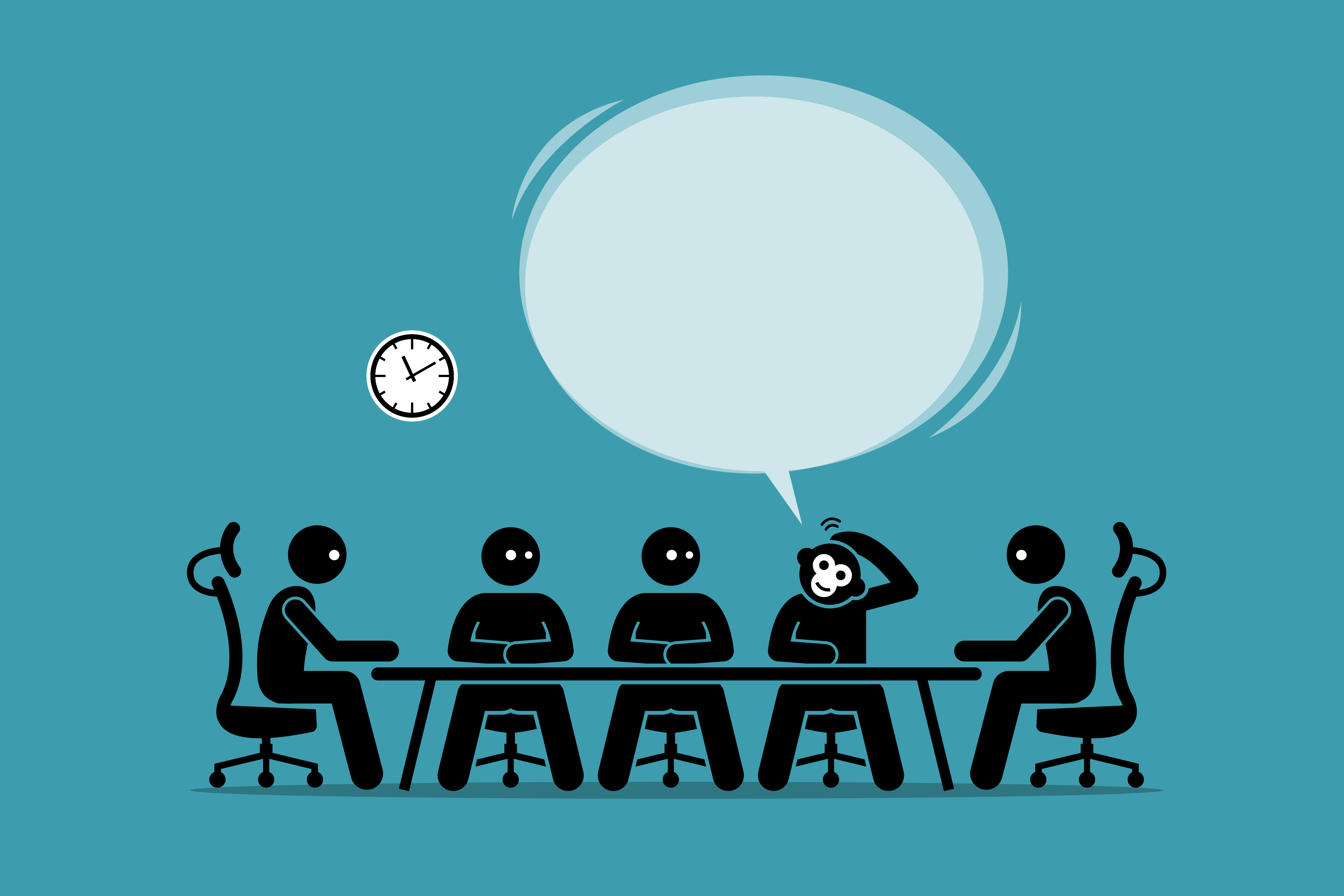 Funny monkey businessman talking and suggesting its idea in a business meeting with humans. 2185532 Vector Art at Vecteezy Funny monkey businessman talking and suggesting its idea in a business meeting with humans. 2185532 Vector Art at Vecteezy