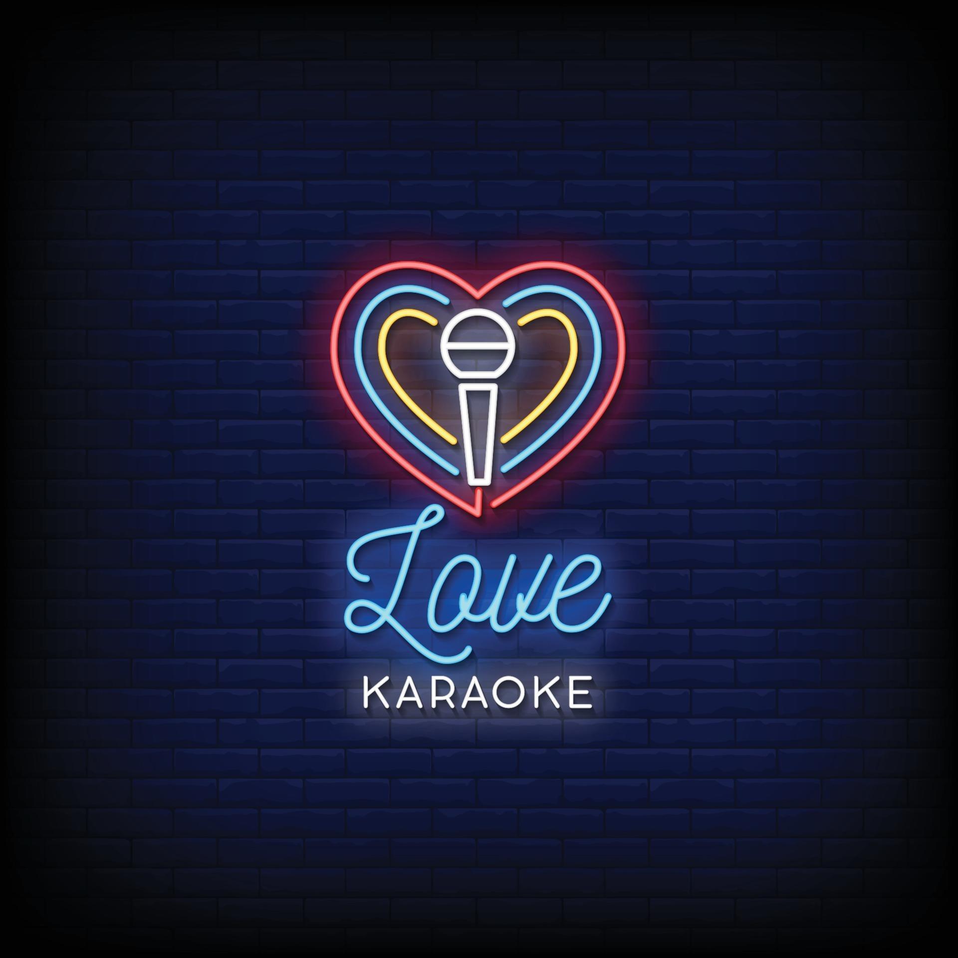 Love Karaoke Neon Signs Style Text Vector 2185762 Vector Art at Vecteezy