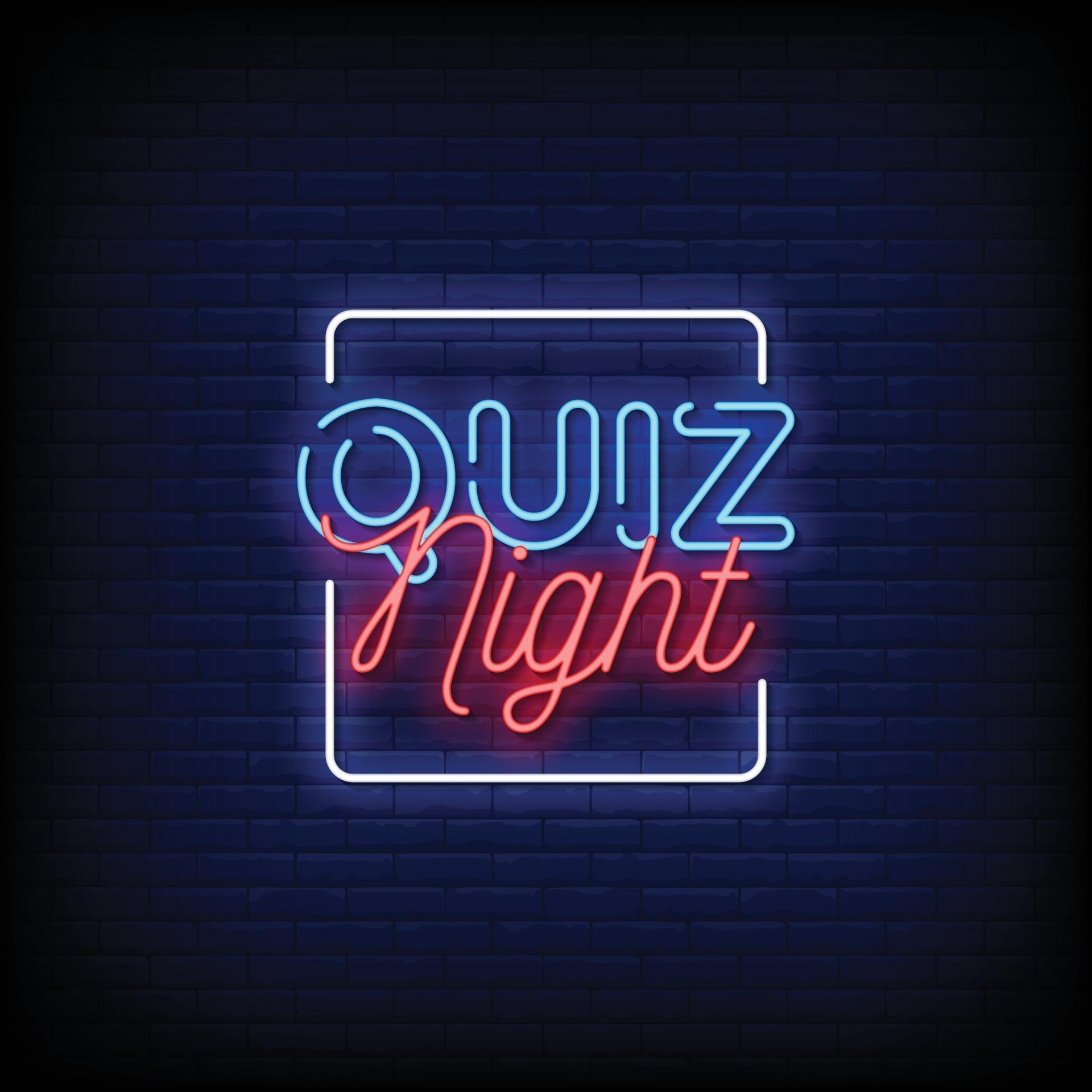 Quiz Night Neon Signs Style Text Vector 2185774 Vector Art at Vecteezy