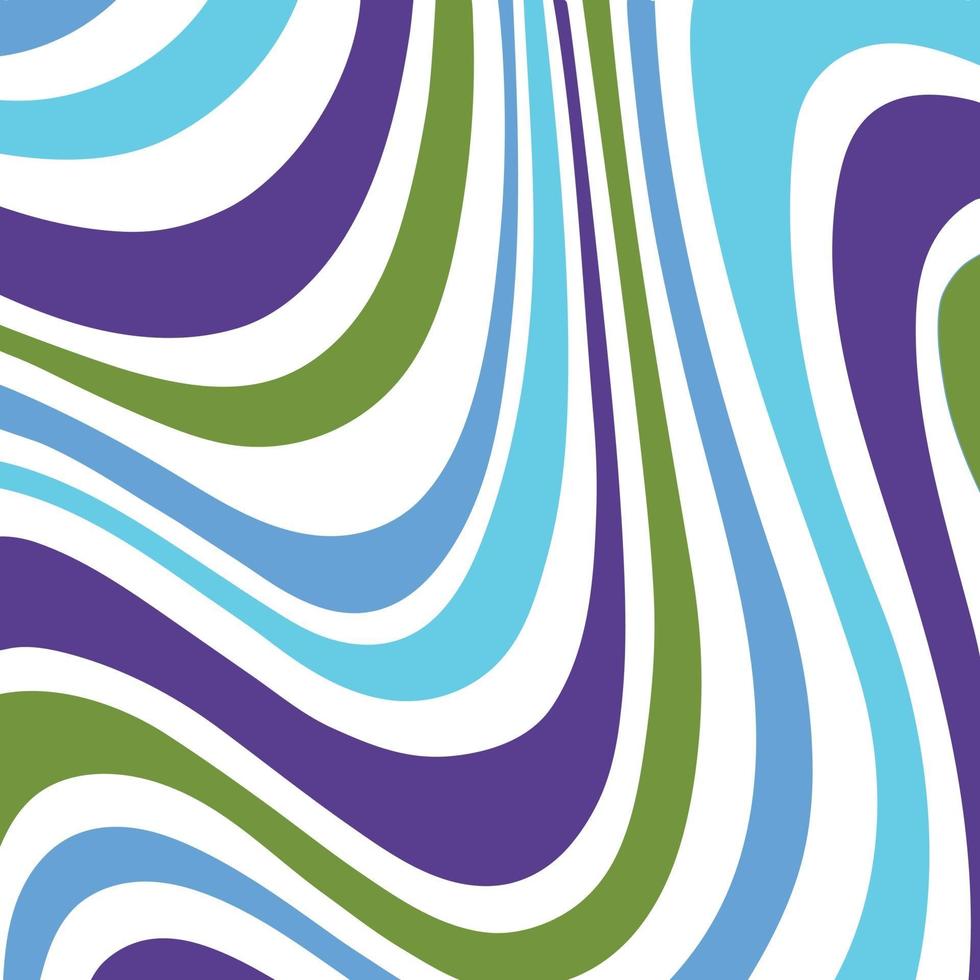 mod swirling vector stripe pattern blue green purple