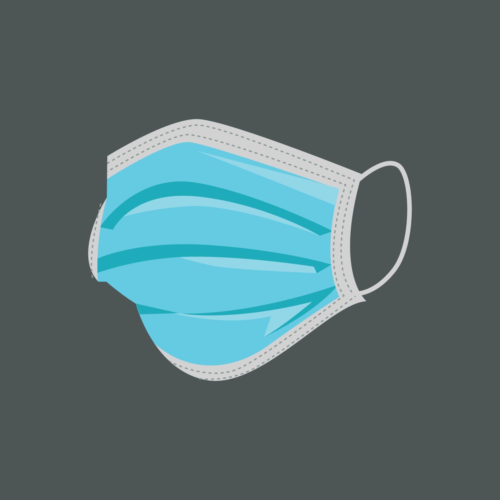 face mask cartoon style 2186729 Vector Art at Vecteezy