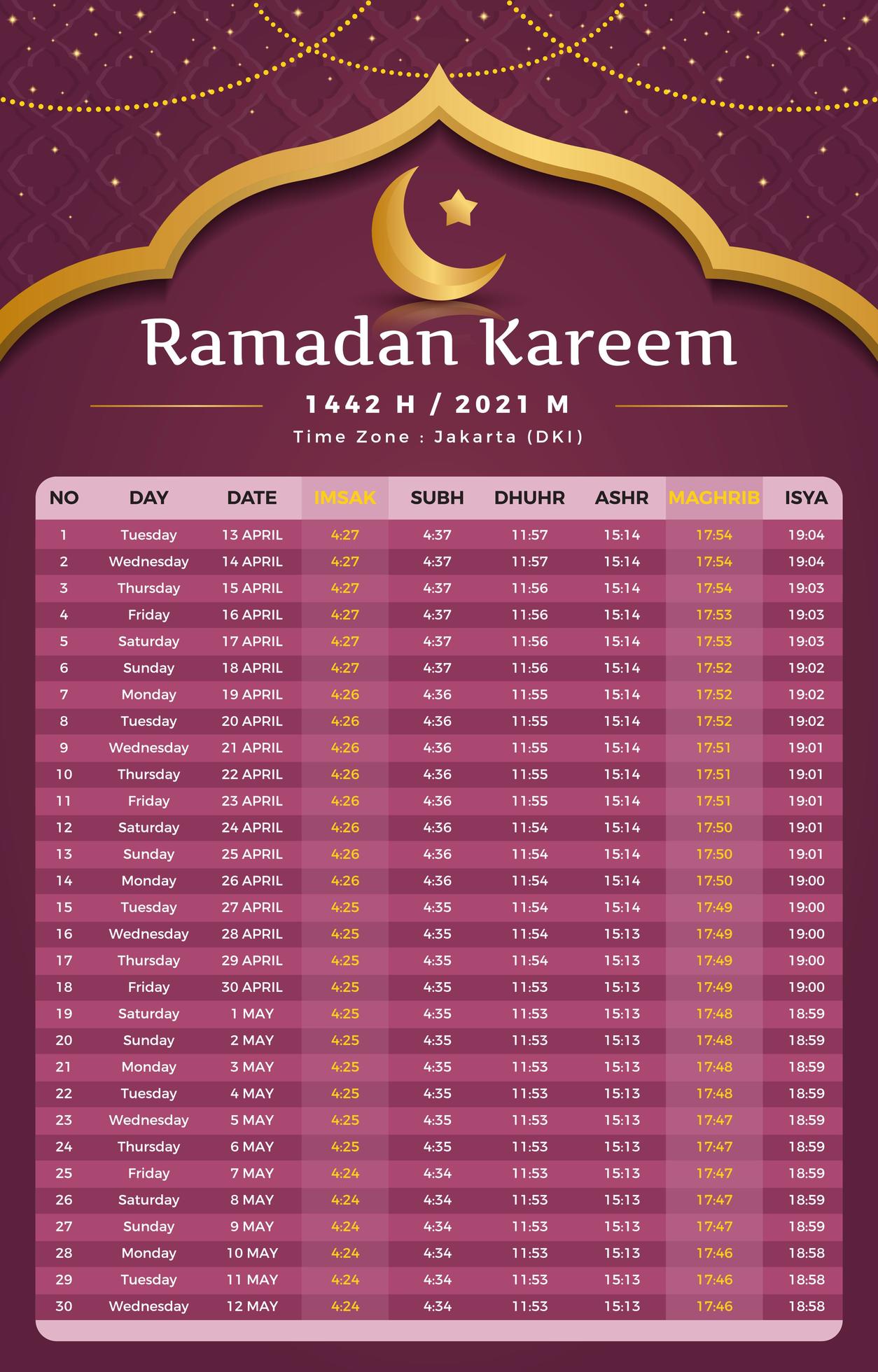 concepto de calendario de Ramadán Kareem 2186768 Vector en Vecteezy