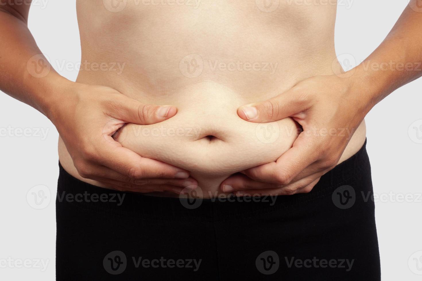 Person holding gut photo