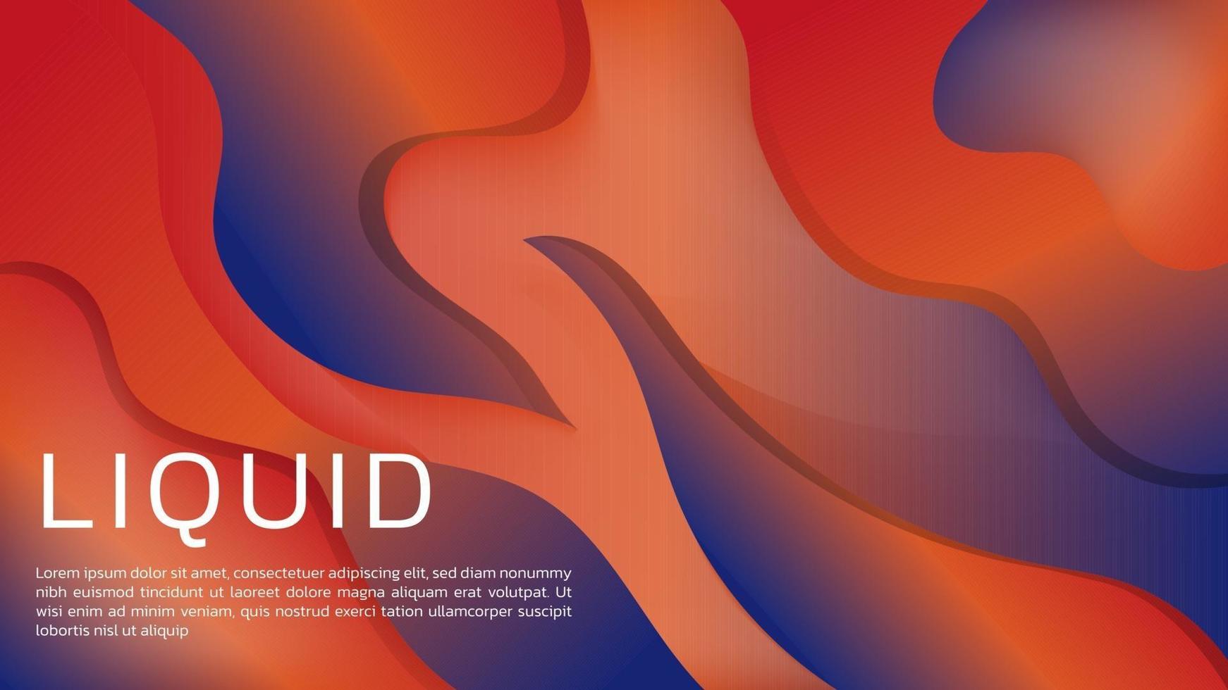 Abstract 3D Liquid Gradient Background with Soft Color for Web Landing Page and Wallpaper vector