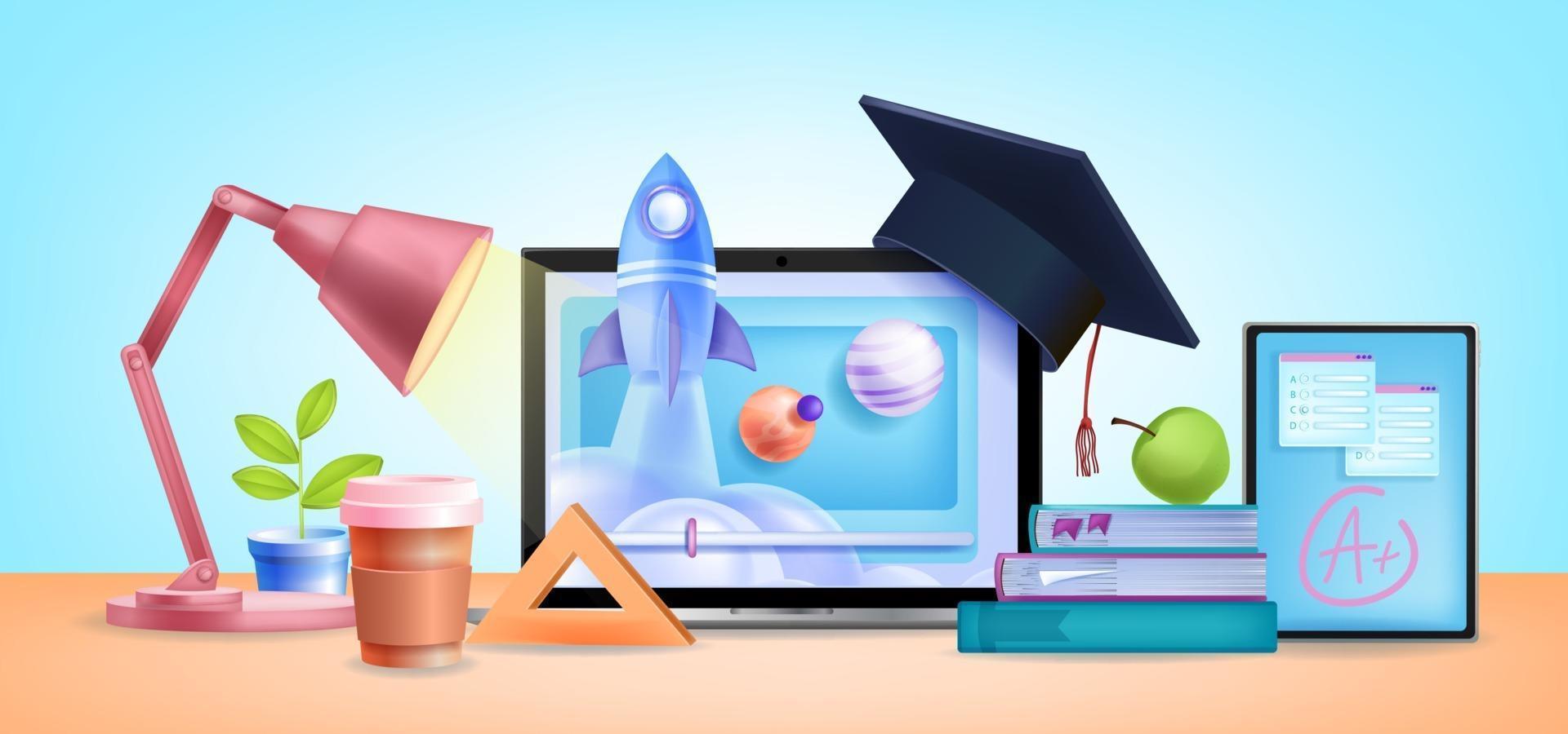 Online education school, internet university training courses ...