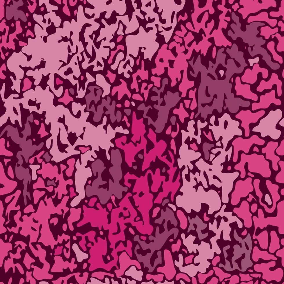 Digital Pink Camouflage Seamless Paint. vector